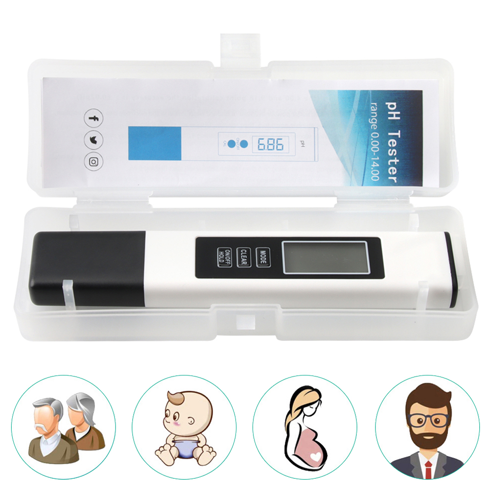 Ec Meter Digital - デジタルウォーターテスター,バックライト付きディスプレイ,RO-RODIシステム,飲料水,aquariums,Cec,温度計,Failf,4 in 1