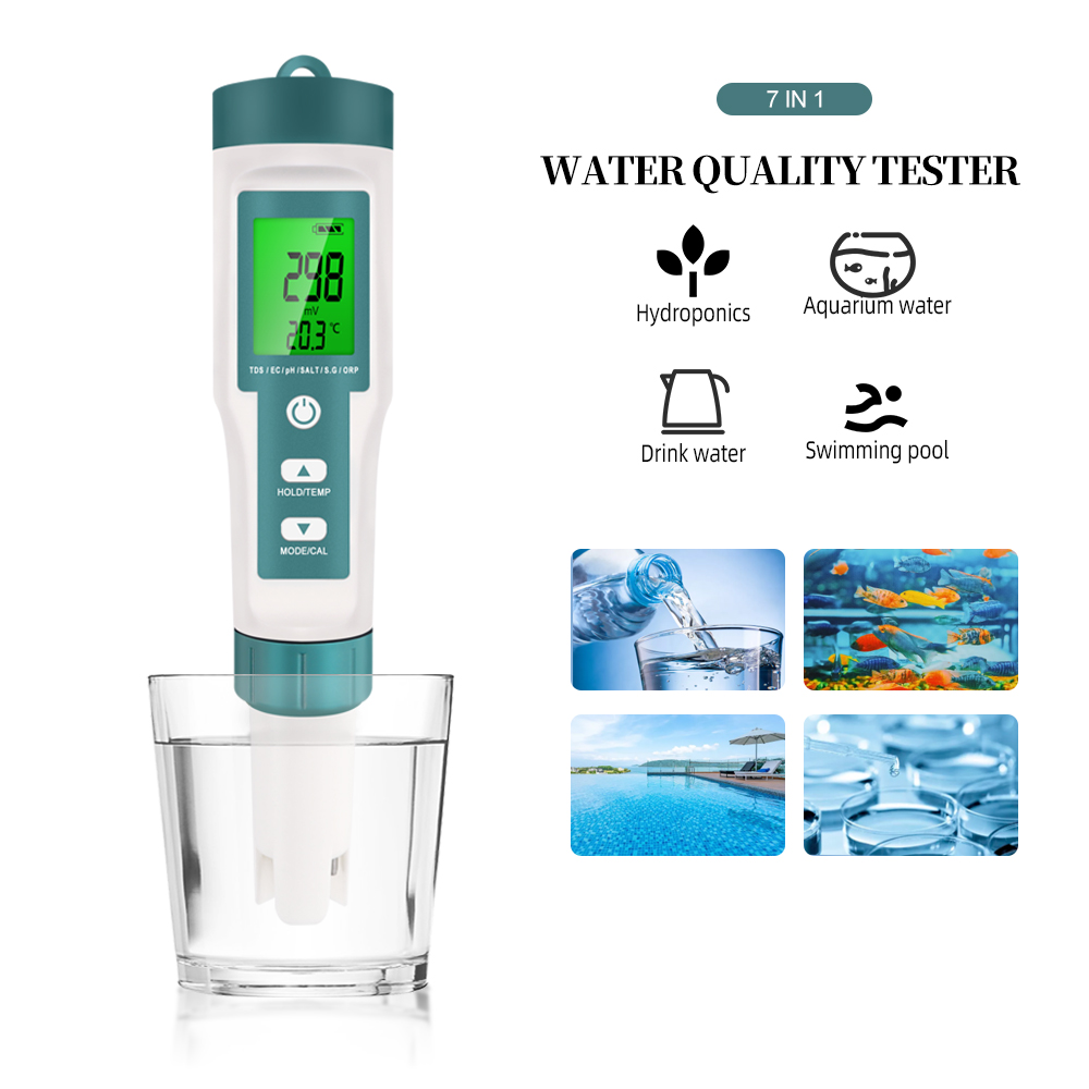 Ec Meter Digital - 7 In 1 デジタル水質テスター ORP PH