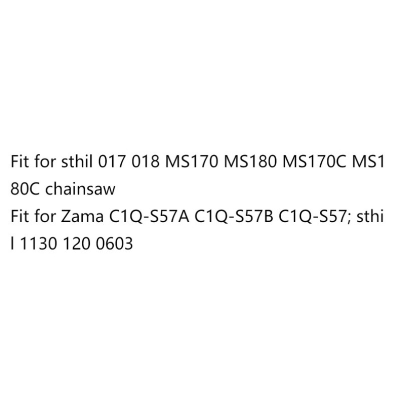 STIHL MS170 MS180 017 018 ZAMA - Stihl Chainsaw Ms170 のレビューと価格