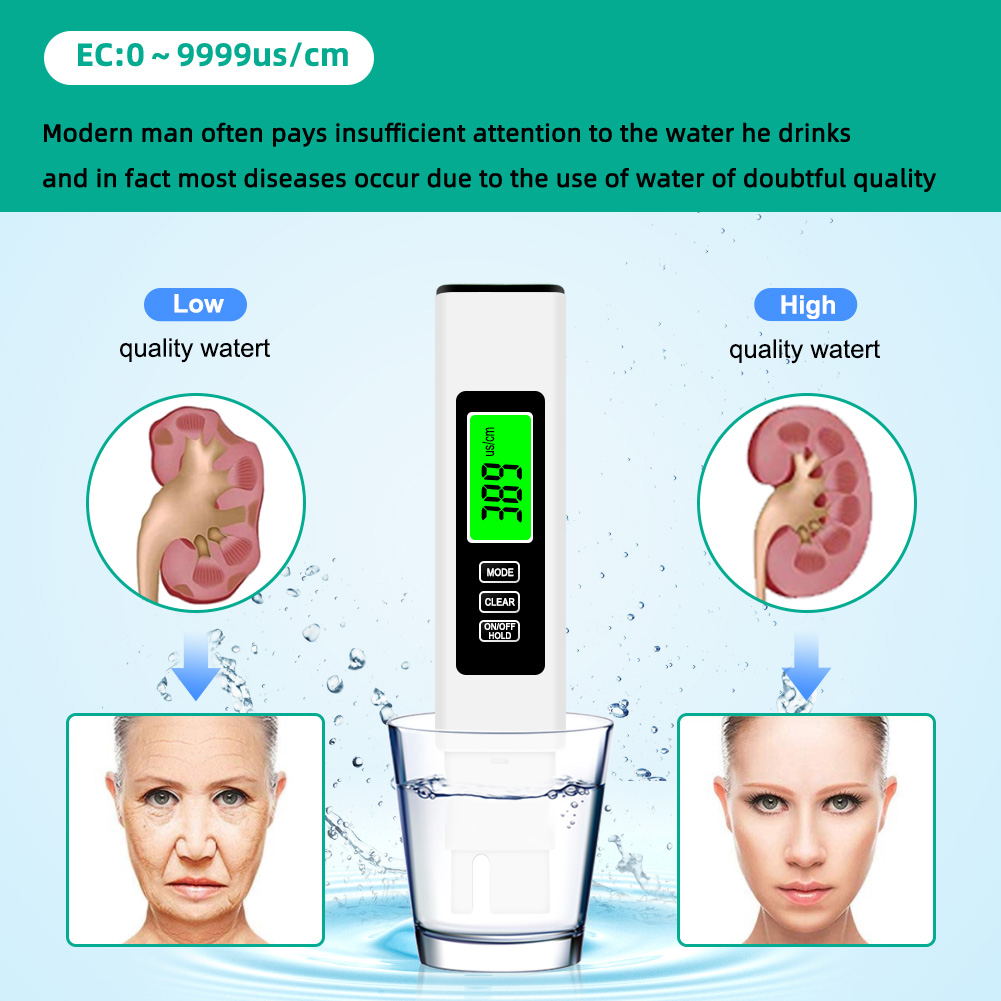 4 in 1 デジタル水質テスター TDS EC & 温度（ - Ec Meter Digital のレビューと価格