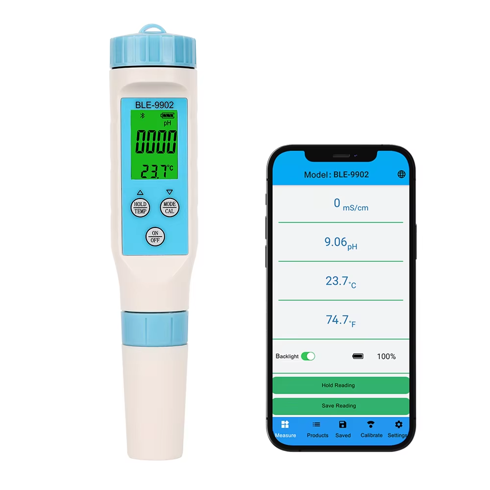 3-in-1 pH/EC/温度水質測定器、水耕栽培水槽用デジ - Ec Meter Digital のレビューと価格