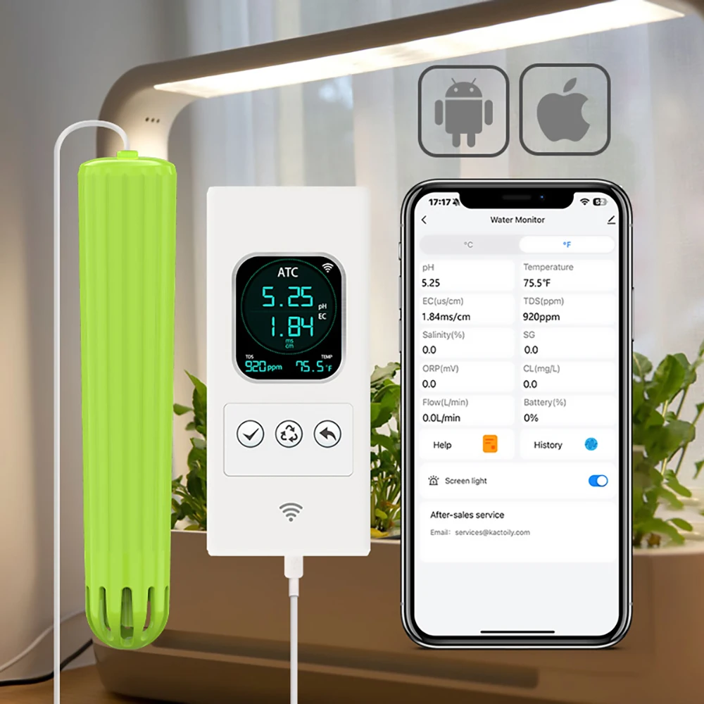 Kactoily 4-in-1 WiFiセンサー都市農業キッ - Urban Farming Garden のレビューと価格
